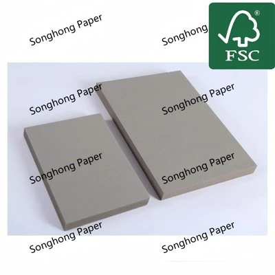 Hojas de placa gris dúplex reciclable para mayoristas - Espesor: 1 mm a 4 mm